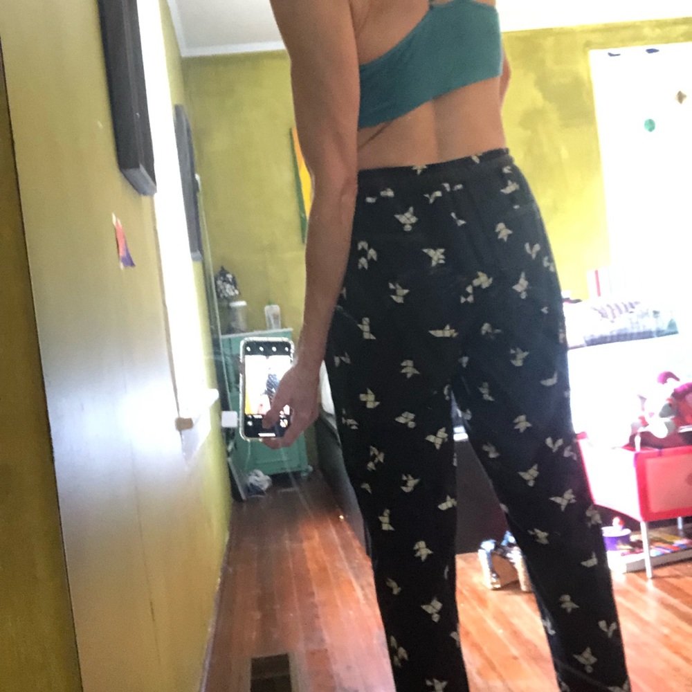 Drawstring Pant With Geometric Pattern - image 4